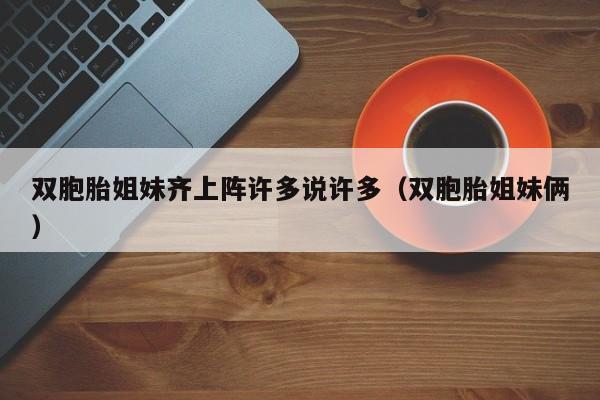 双胞胎姐妹齐上阵许多说许多（双胞胎姐妹俩）
