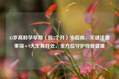 45岁高龄孕早期(前3个月)全指南,关键注意事项+9大生育好处,全方位守护母婴健康