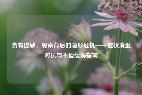 食物过敏，餐桌背后的隐形危机——症状消退时长与不适缓解指南