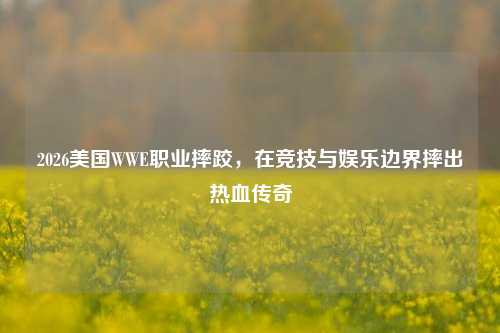 2026美国WWE职业摔跤,在竞技与娱乐边界摔出热血传奇