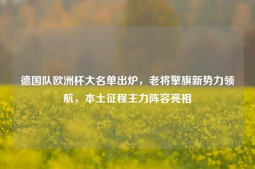德国队欧洲杯大名单出炉，老将擎旗新势力领航，本土征程主力阵容亮相