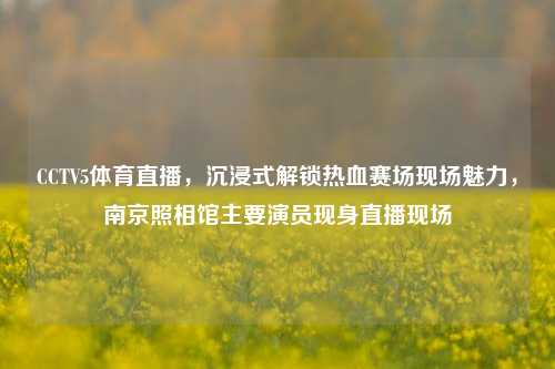 CCTV5体育直播，沉浸式解锁热血赛场现场魅力，南京照相馆主要演员现身直播现场