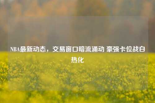 NBA最新动态,交易窗口暗流涌动 豪强卡位战白热化