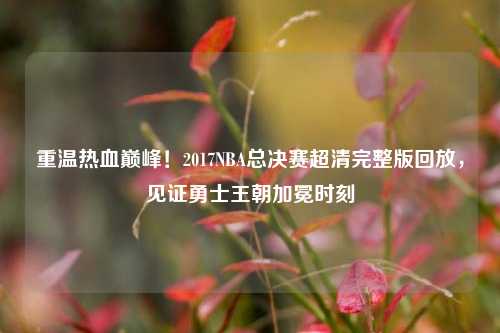 重温热血巅峰！2017NBA总决赛超清完整版回放，见证勇士王朝加冕时刻