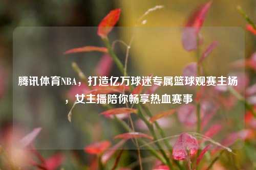 腾讯体育NBA，打造亿万球迷专属篮球观赛主场，女主播陪你畅享热血赛事