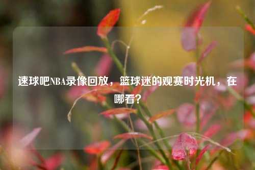 速球吧NBA录像回放,篮球迷的观赛时光机,在哪看?