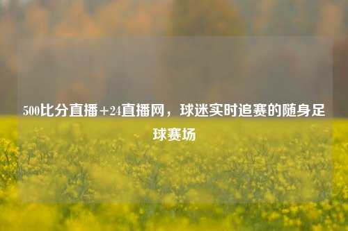 500比分直播+24直播网，球迷实时追赛的随身足球赛场