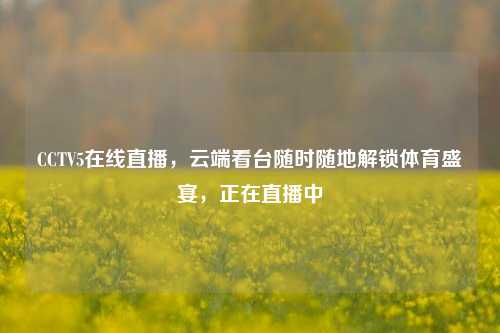 CCTV5在线直播,云端看台随时随地解锁体育盛宴,正在直播中
