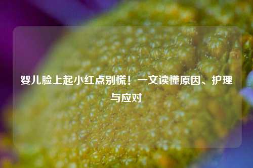 婴儿脸上起小红点别慌！一文读懂原因、护理与应对