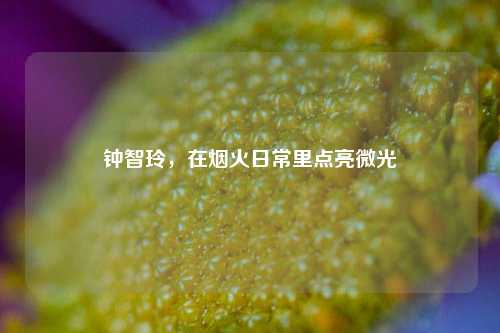 钟智玲,在烟火日常里点亮微光