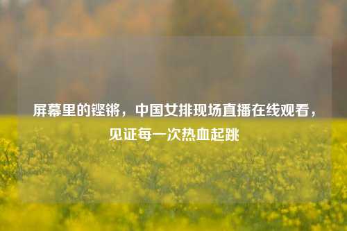 屏幕里的铿锵，中国女排现场直播在线观看，见证每一次热血起跳