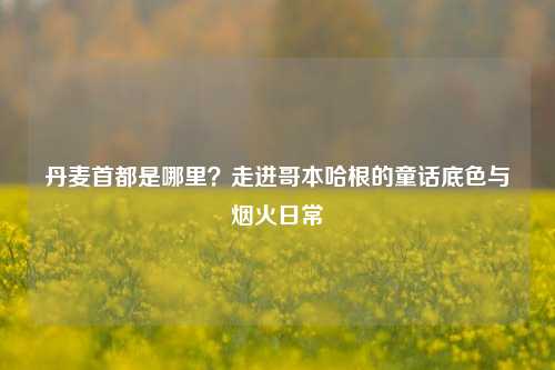 丹麦首都是哪里？走进哥本哈根的童话底色与烟火日常