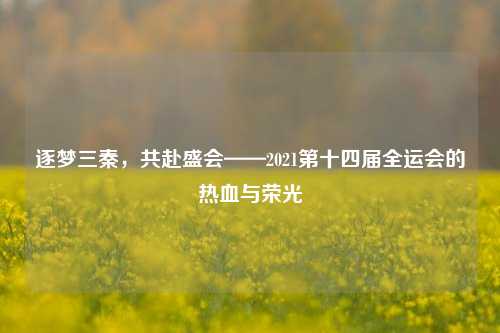 逐梦三秦,共赴盛会——2021第十四届全运会的热血与荣光