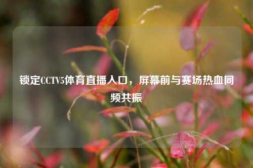 锁定CCTV5体育直播入口，屏幕前与赛场热血同频共振