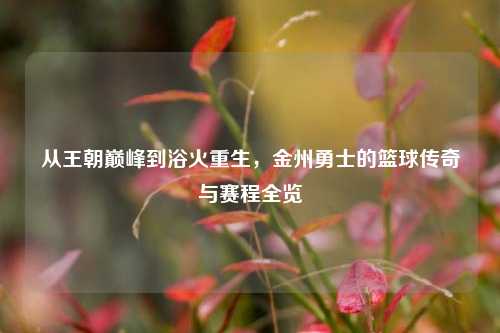 从王朝巅峰到浴火重生,金州勇士的篮球传奇与赛程全览