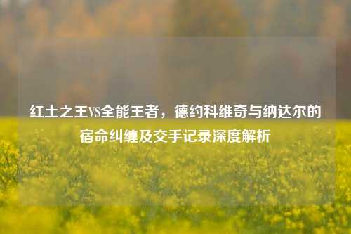 红土之王VS全能王者，德约科维奇与纳达尔的宿命纠缠及交手记录深度解析