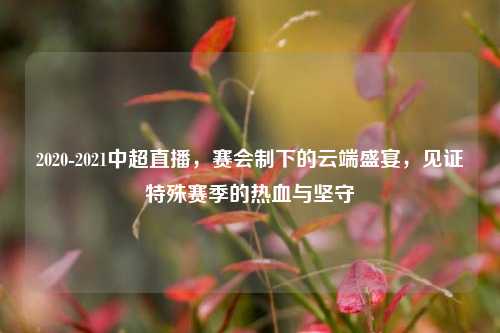 2020-2021中超直播，赛会制下的云端盛宴，见证特殊赛季的热血与坚守