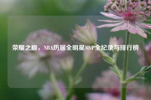 荣耀之巅，NBA历届全明星MVP全纪录与排行榜