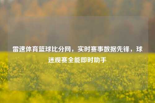 雷速体育篮球比分网，实时赛事数据先锋，球迷观赛全能即时助手