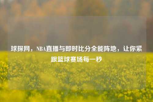 球探网,NBA直播与即时比分全能阵地,让你紧跟篮球赛场每一秒