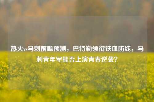 热火vs马刺前瞻预测，巴特勒领衔铁血防线，马刺青年军能否上演青春逆袭？
