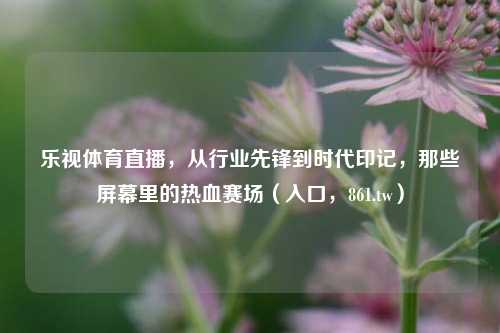 乐视体育直播,从行业先锋到时代印记,那些屏幕里的热血赛场(入口,861.tw)