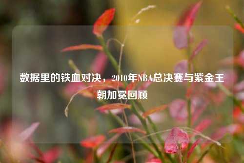 数据里的铁血对决，2010年NBA总决赛与紫金王朝加冕回顾