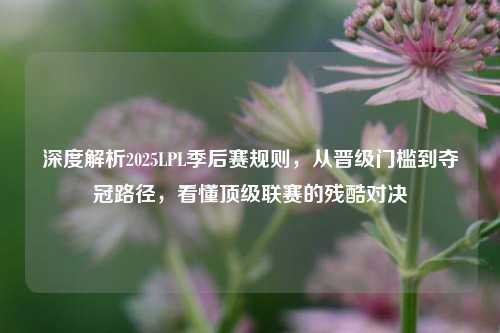 深度解析2025LPL季后赛规则，从晋级门槛到夺冠路径，看懂顶级联赛的残酷对决