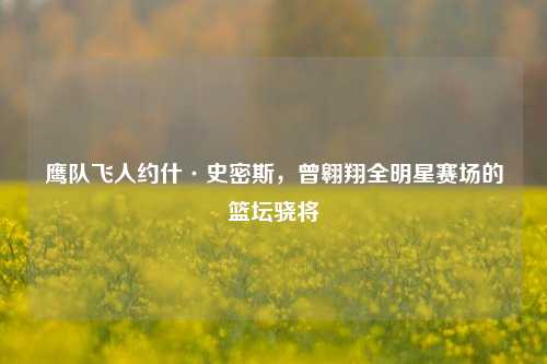 鹰队飞人约什·史密斯，曾翱翔全明星赛场的篮坛骁将