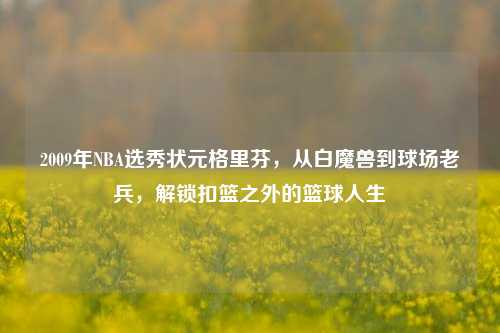 2009年NBA选秀状元格里芬，从白魔兽到球场老兵，解锁扣篮之外的篮球人生