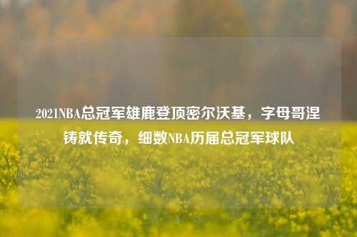 2021NBA总冠军雄鹿登顶密尔沃基，字母哥涅槃铸就传奇，细数NBA历届总冠军球队