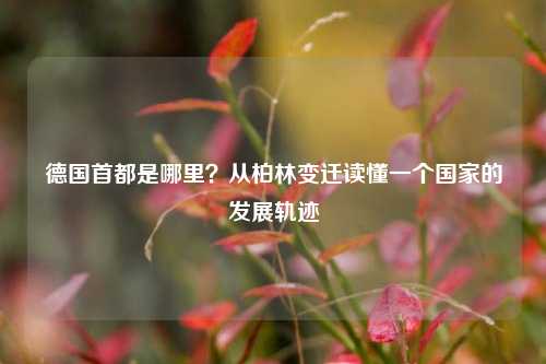 德国首都是哪里？从柏林变迁读懂一个国家的发展轨迹