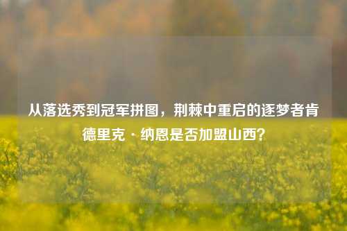 从落选秀到冠军拼图，荆棘中重启的逐梦者肯德里克·纳恩是否加盟山西？