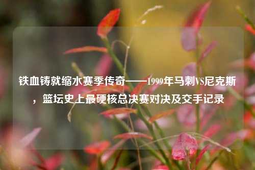铁血铸就缩水赛季传奇——1999年马刺VS尼克斯，篮坛史上最硬核总决赛对决及交手记录