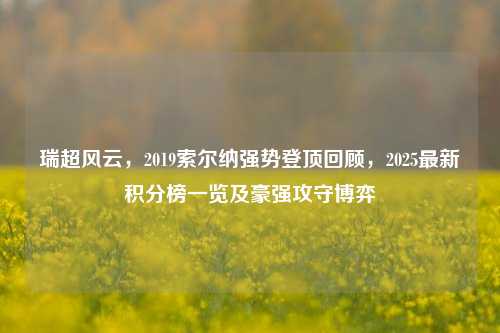 瑞超风云，2019索尔纳强势登顶回顾，2025最新积分榜一览及豪强攻守博弈