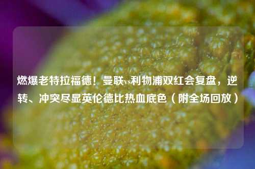 燃爆老特拉福德！曼联vs利物浦双红会复盘，逆转、冲突尽显英伦德比热血底色（附全场回放）