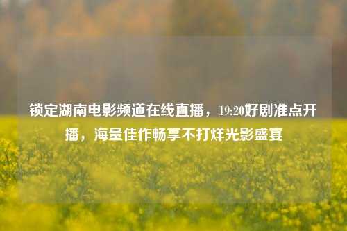 锁定湖南电影频道在线直播，19:20好剧准点开播，海量佳作畅享不打烊光影盛宴