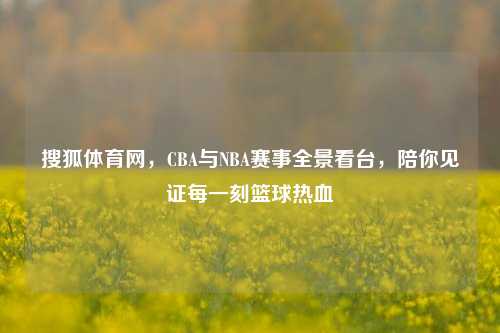 搜狐体育网，CBA与NBA赛事全景看台，陪你见证每一刻篮球热血