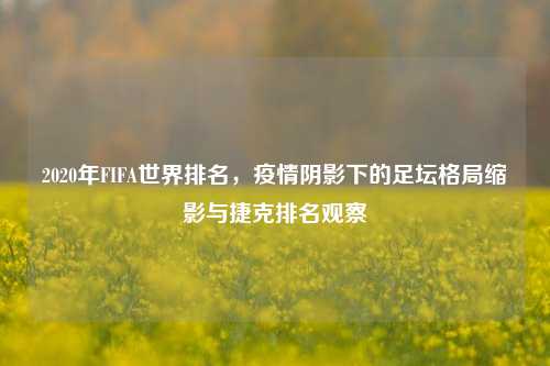2020年FIFA世界排名，疫情阴影下的足坛格局缩影与捷克排名观察