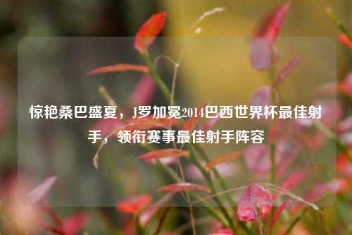 惊艳桑巴盛夏，J罗加冕2014巴西世界杯最佳射手，领衔赛事最佳射手阵容