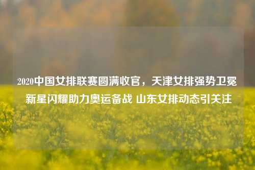 2020中国女排联赛圆满收官，天津女排强势卫冕 新星闪耀助力奥运备战 山东女排动态引关注