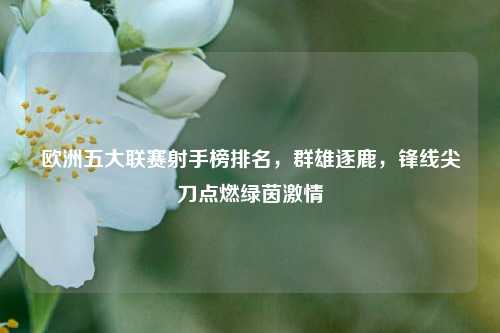 欧洲五大联赛射手榜排名，群雄逐鹿，锋线尖刀点燃绿茵激情