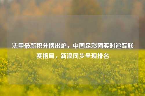 法甲最新积分榜出炉，中国足彩网实时追踪联赛格局，新浪同步呈现排名