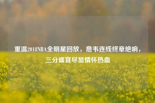 重温2018NBA全明星回放，詹韦连线终章绝响，三分盛宴尽显情怀热血