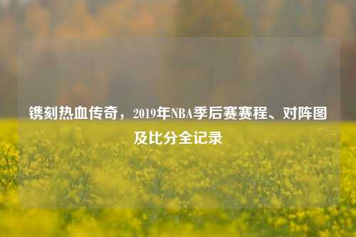 镌刻热血传奇，2019年NBA季后赛赛程、对阵图及比分全记录
