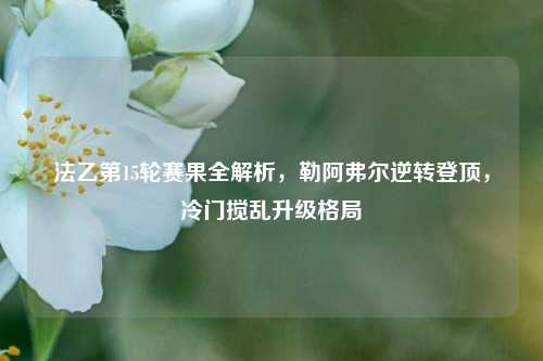 法乙第15轮赛果全解析，勒阿弗尔逆转登顶，冷门搅乱升级格局