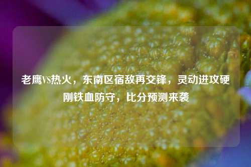 老鹰VS热火,东南区宿敌再交锋,灵动进攻硬刚铁血防守,比分预测来袭
