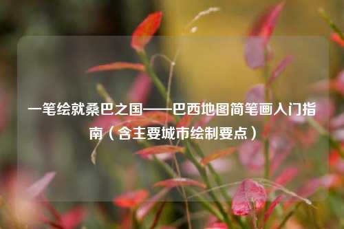一笔绘就桑巴之国——巴西地图简笔画入门指南(含主要城市绘制要点)