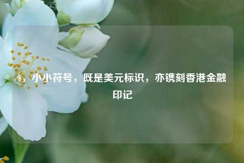 $,小小符号,既是美元标识,亦镌刻香港金融印记