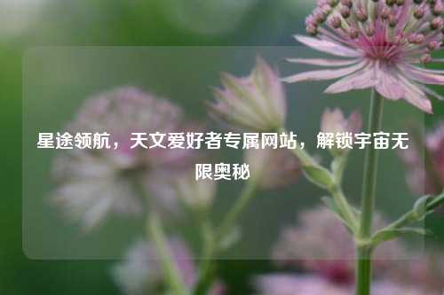 星途领航,天文爱好者专属网站,解锁宇宙无限奥秘